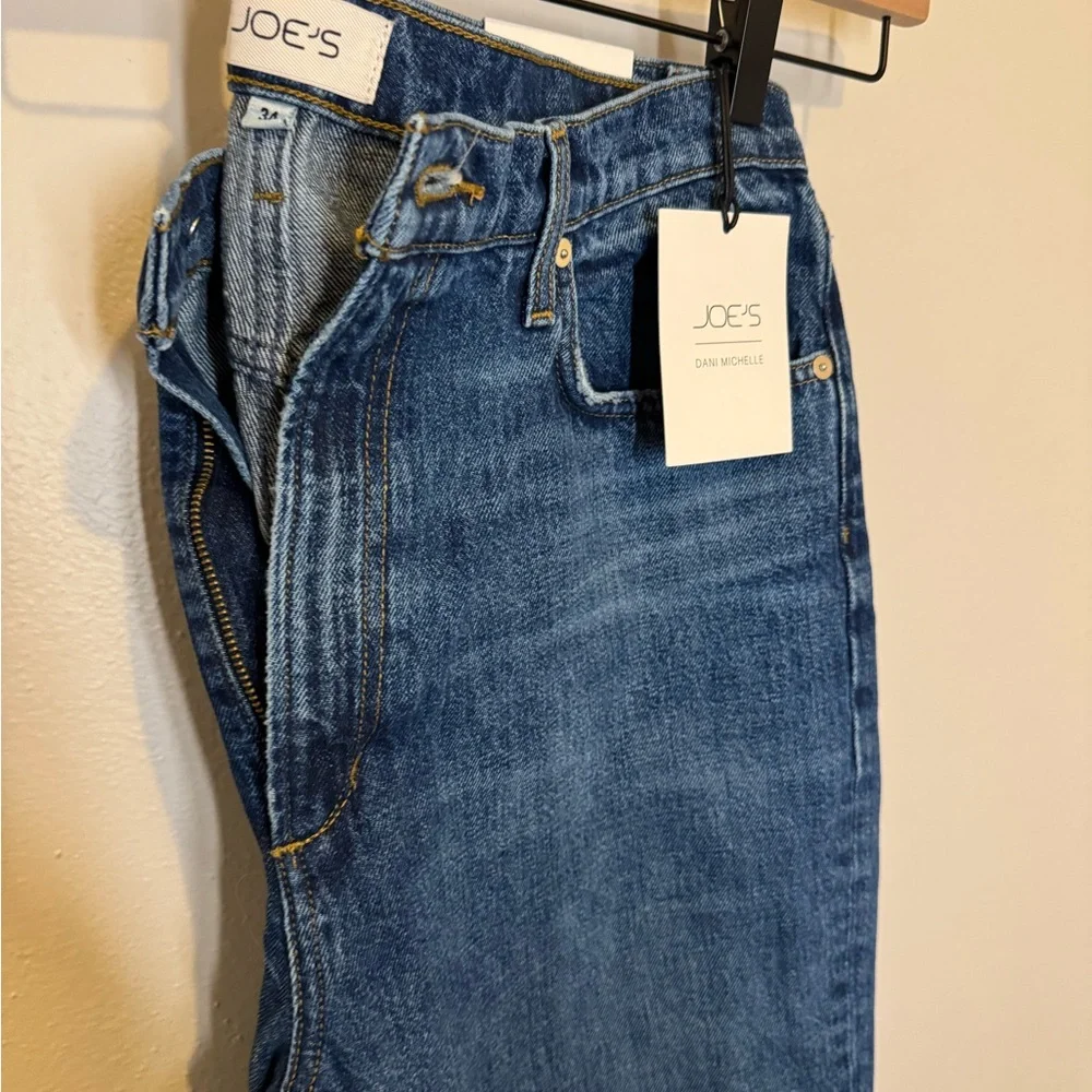 Joe's Jeans Women's Margot Pinnacle Blue Slim Ankle size 34, NWT - Picture 2 of 6
